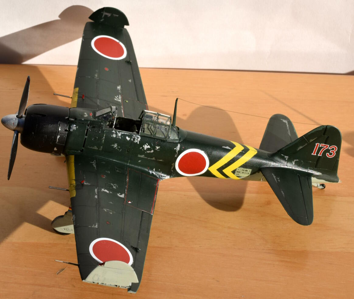 零式艦上戦闘機２２型甲　第５８２海軍航空隊　進道三郎少佐搭乗機」