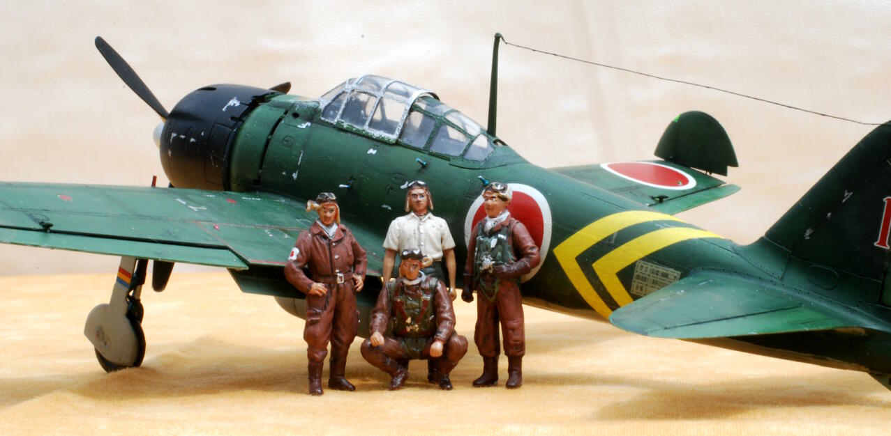零式艦上戦闘機２２型甲　第５８２海軍航空隊　進道三郎少佐搭乗機」