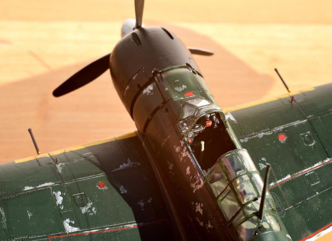 零式艦上戦闘機２２型甲　第５８２海軍航空隊　進道三郎少佐搭乗機」