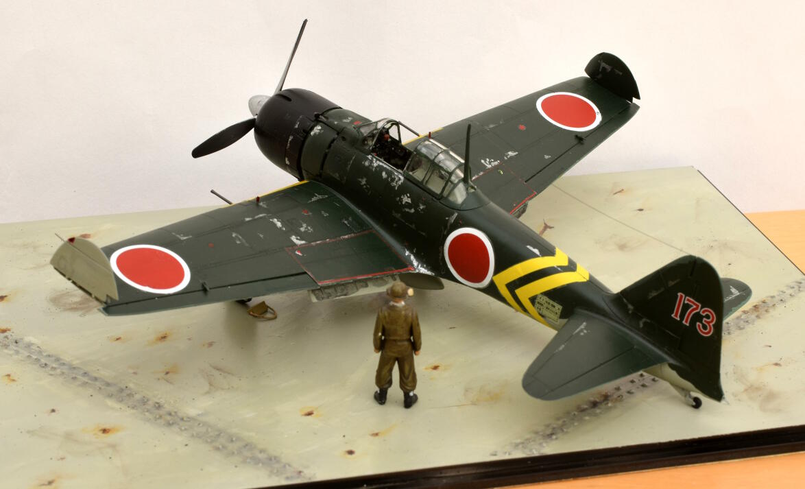 零式艦上戦闘機２２型甲　第５８２海軍航空隊　進道三郎少佐搭乗機」